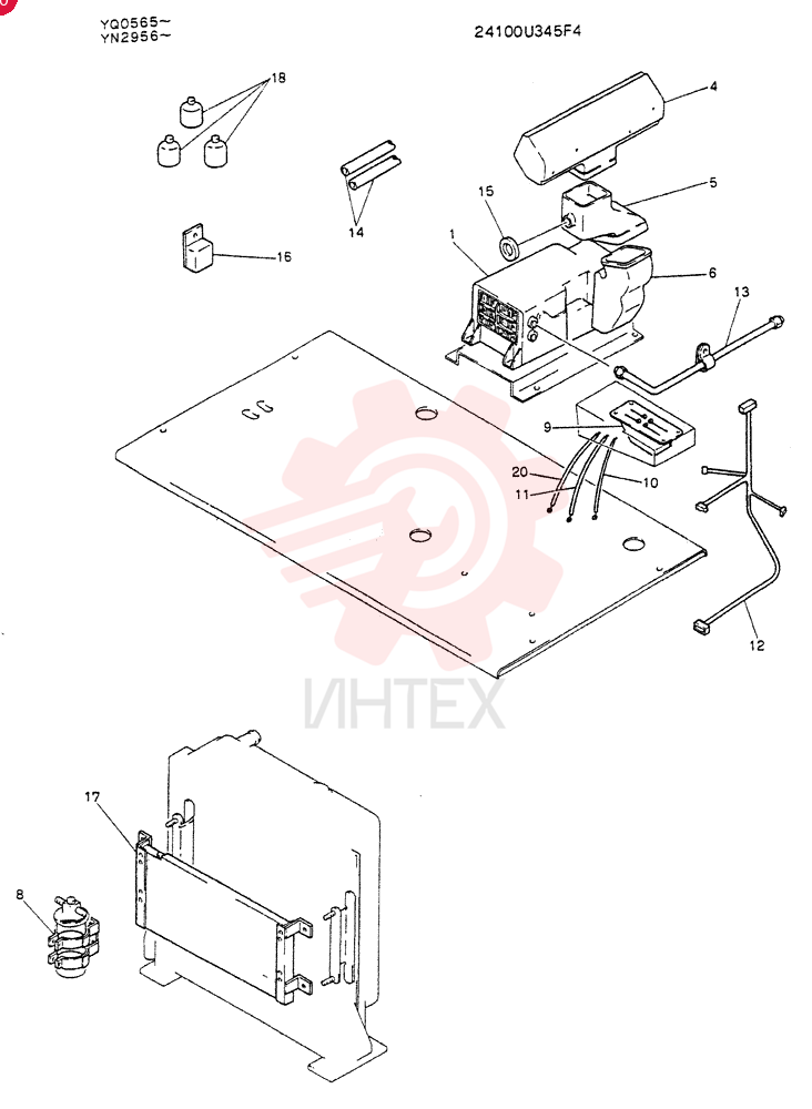 CONDITIONER ASSY,AIR 24100U345F4