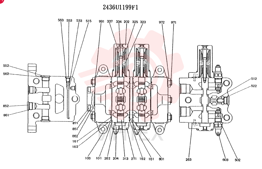 CONTROL VALVE 2436U1199F1