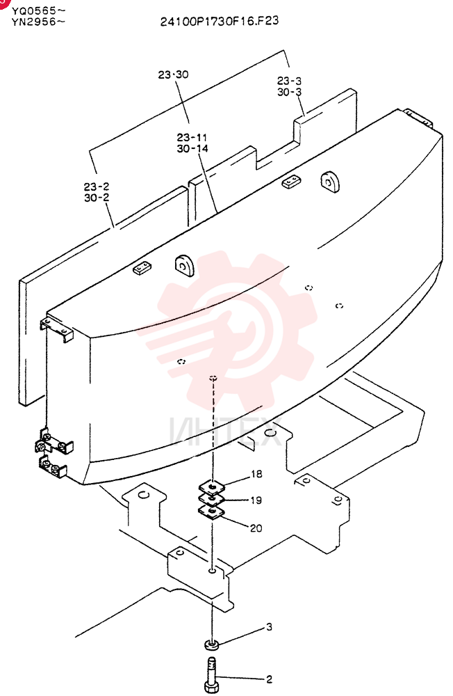 COUNTER-WEIGHT ASSY 24100P1730F16