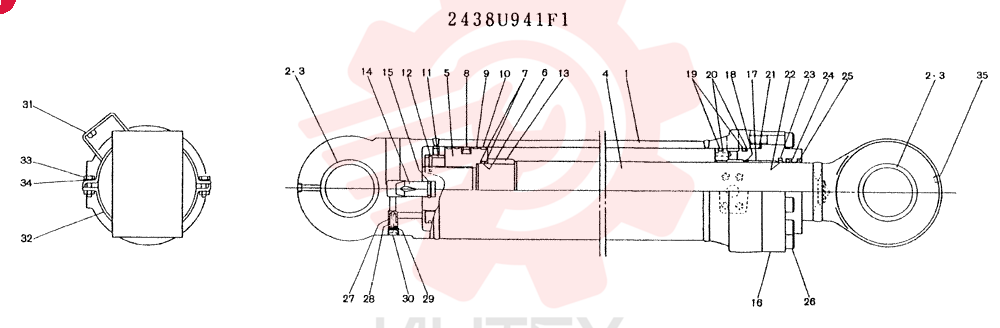 CYLINDER 2438U941F1