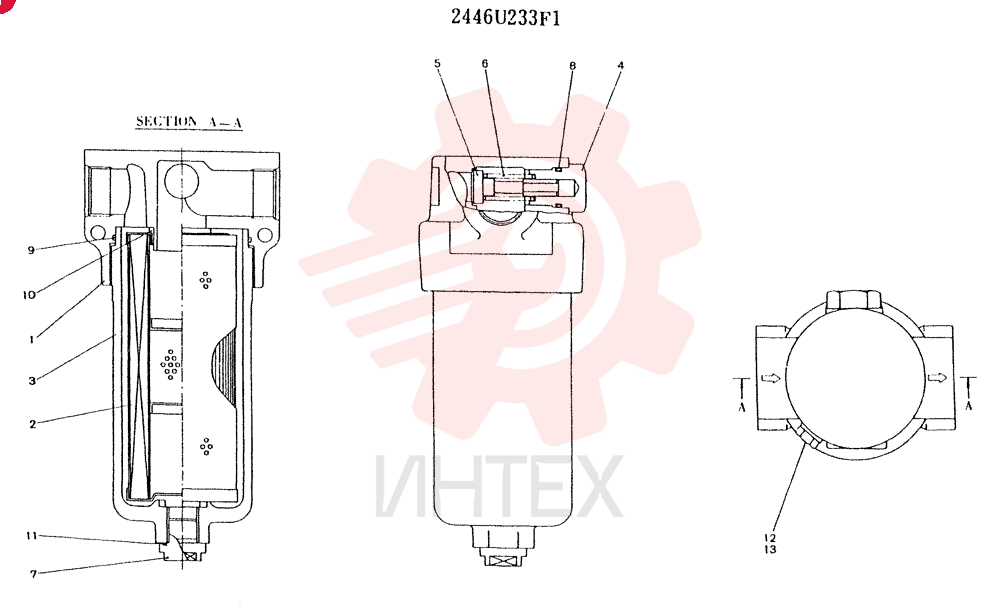 FILTER ASSY 2446U233F1