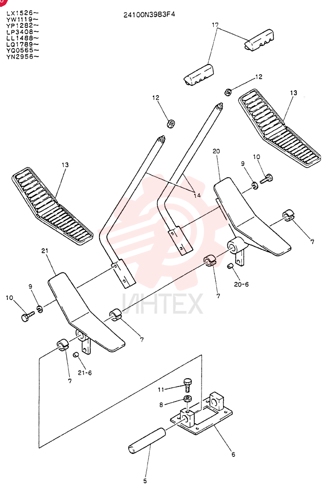 LEVER 24100N3983F4