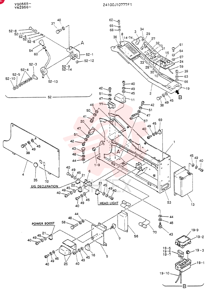 PANEL ASSY.INST 24100J10777F1