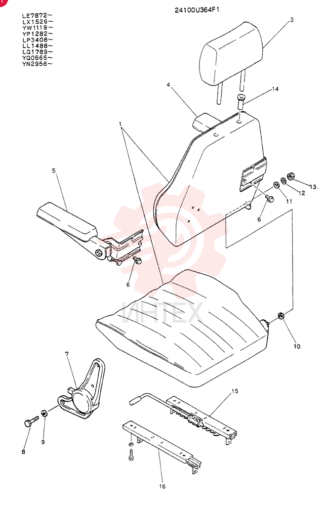 SEAT 24100U364F1