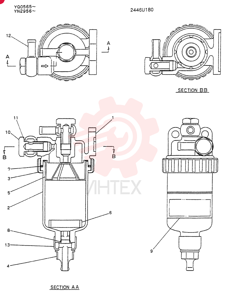 SEPARATOR 2446U180