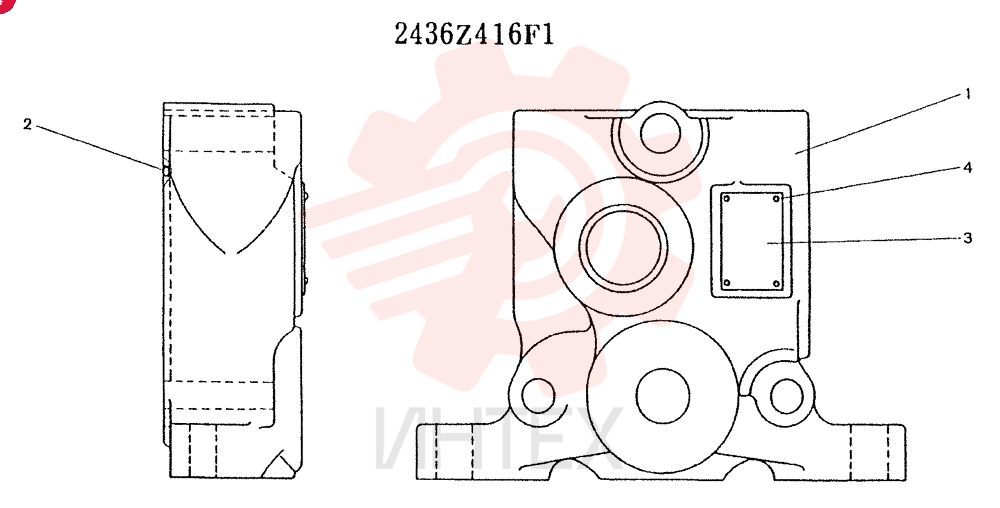 Схема (K907) - MARK II EXCAVATOR ASN YN2956 (GLOBAL) (1/88-12/03) 2436Z416F1