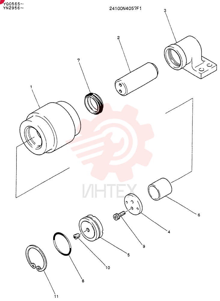 TRACK ROLLER 24100N4057F1