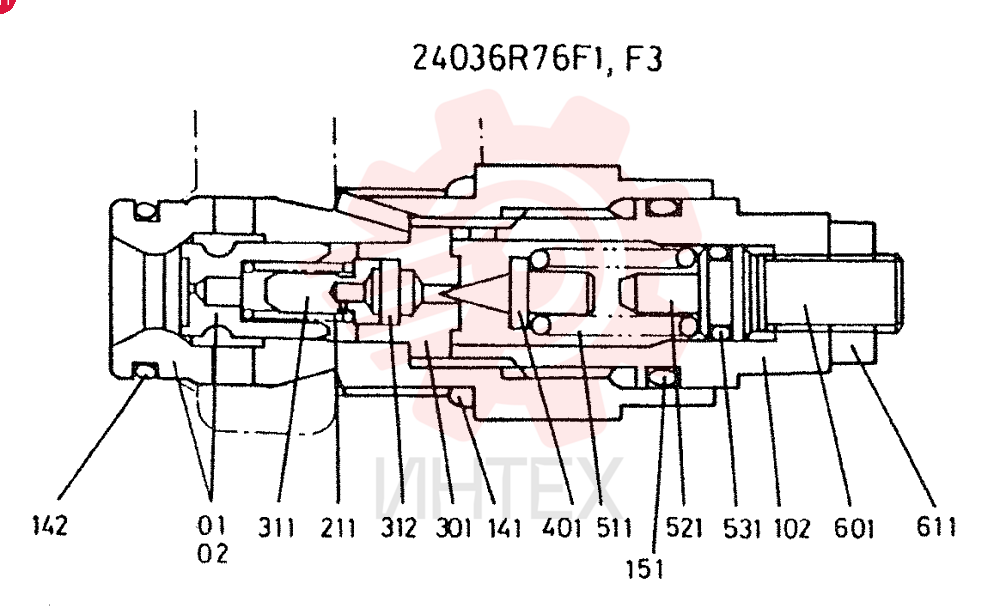 VALVE PRESSURE RELIE 24036R76F1