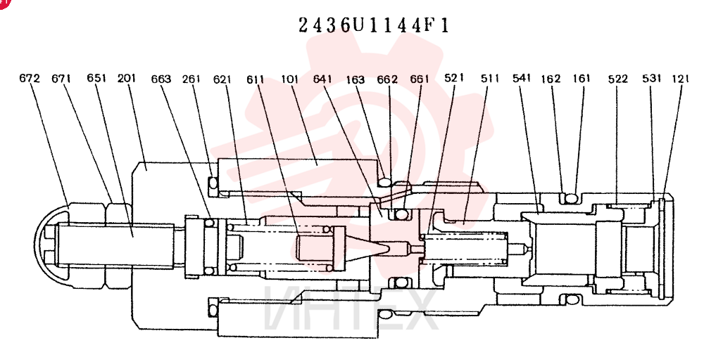 VALVE PRESSURE RELIE 2436U1144F1