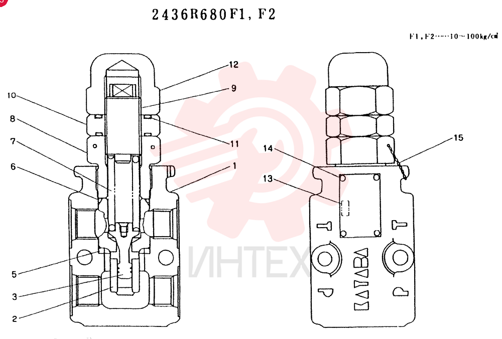 VALVE PRESSURE RELIE 2436R680F1