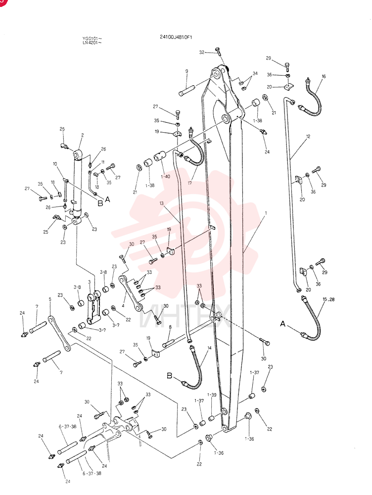 ARM ASSY 24100J4810F1