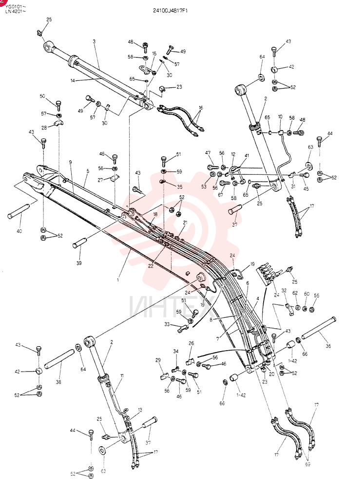 BOOM ASSY 24100J4817F1 (1)