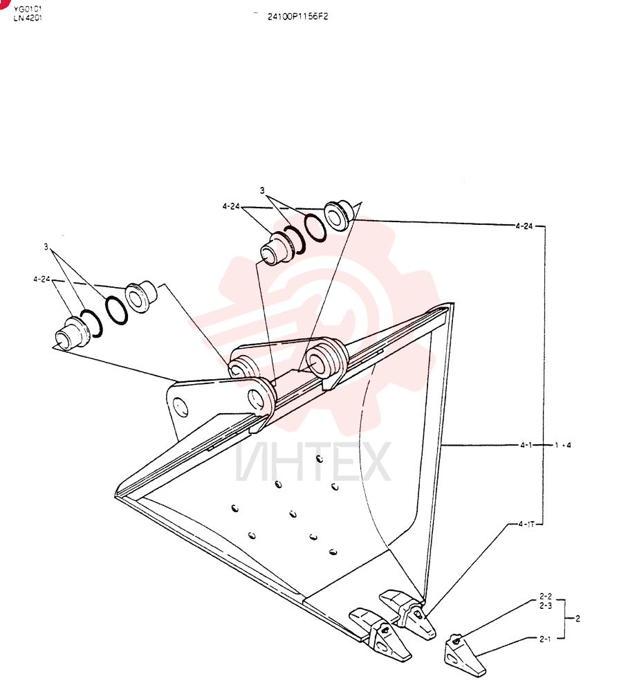 BUCKET ASSY 2410001156F2