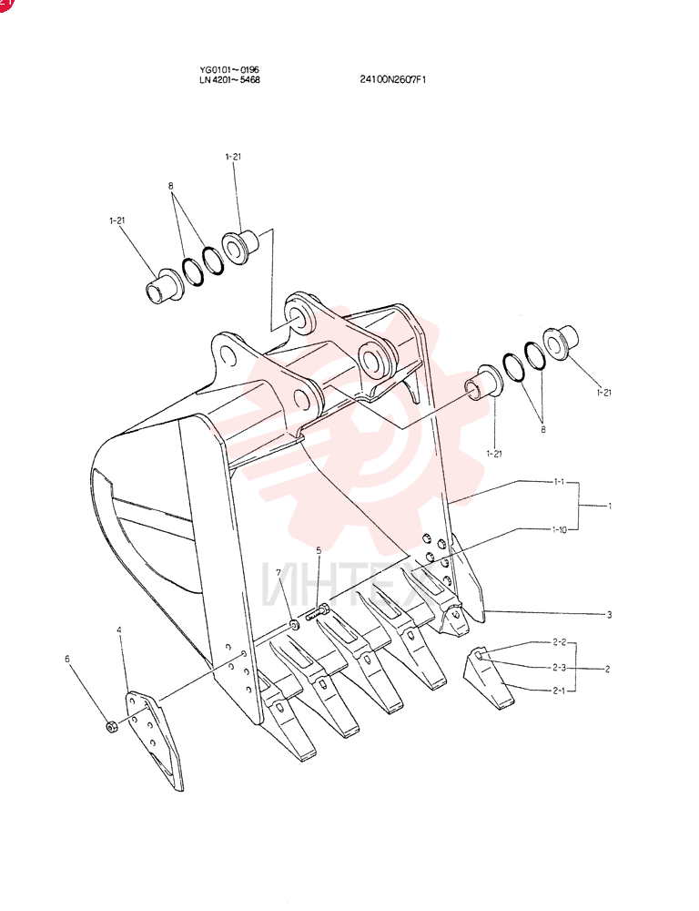 BUCKET ASSY 24100J2607F1