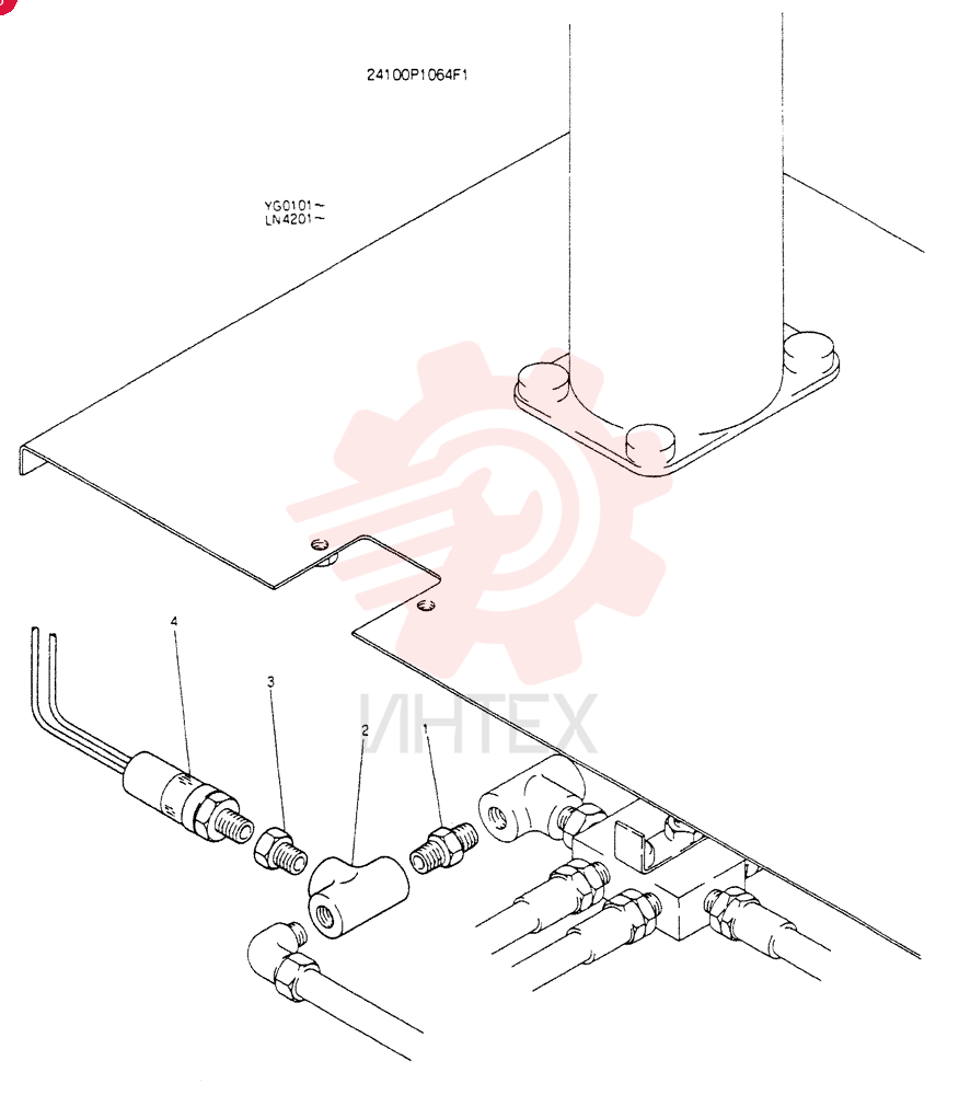DETECTOR, PRESSURE 24100P1064F1