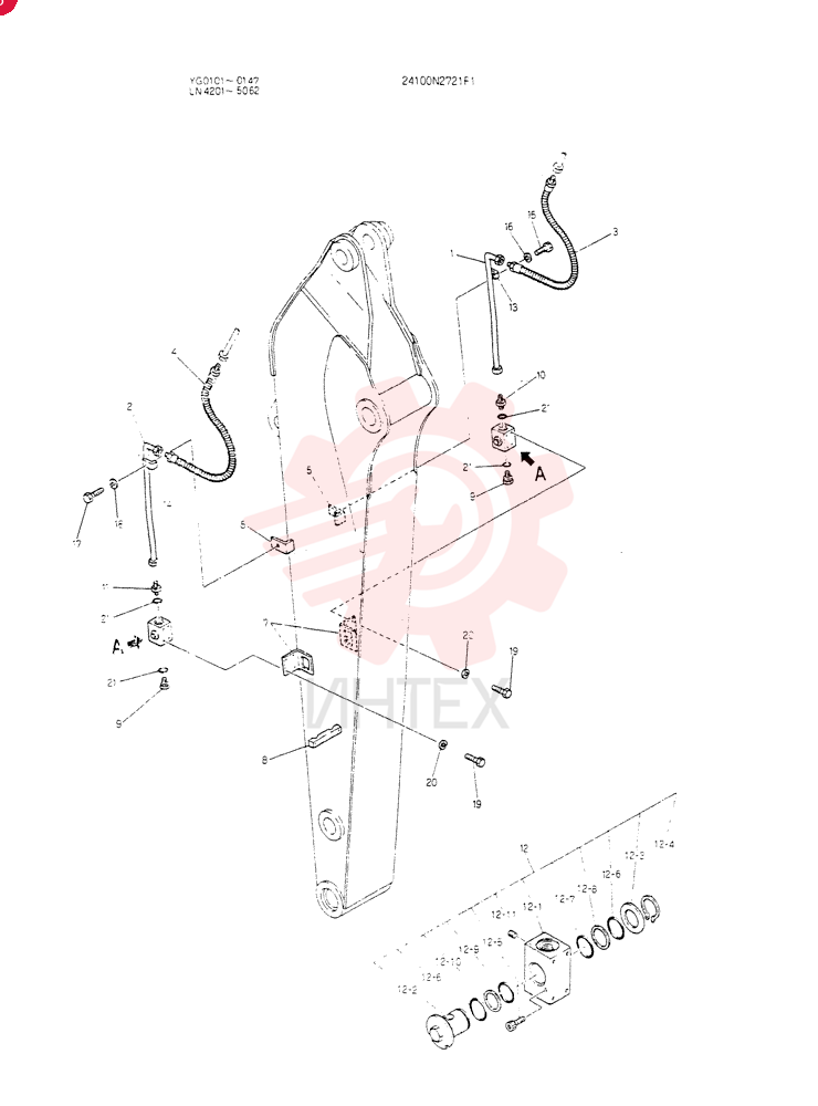 INSTAL, HYDR LINE 24100N2721F1