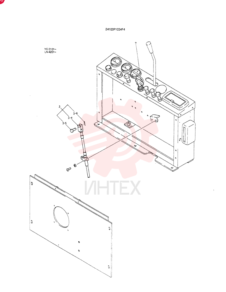 PANEL ASSY,INST 24100P1034F4