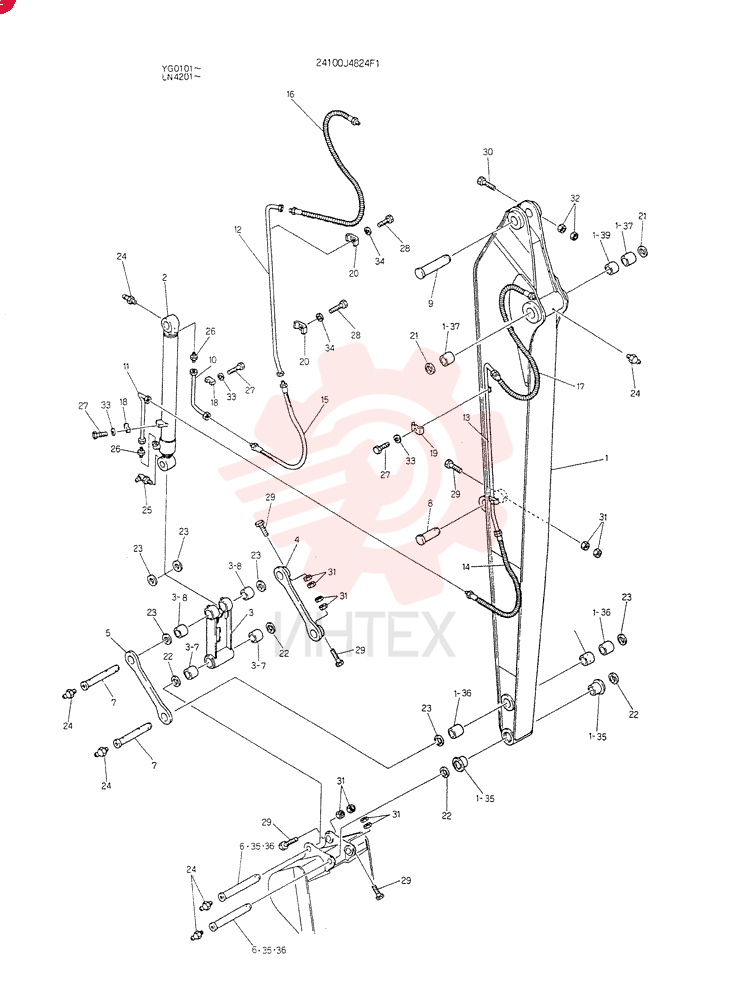 ARM ASSY 24100J4824F1