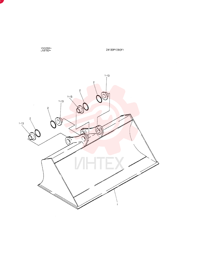BUCKET ASSY 24100P1090F1 (2)