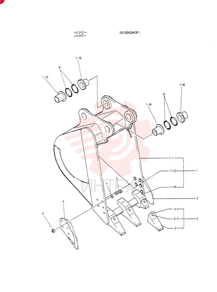 BUCKET ASSY 24100N2843F1