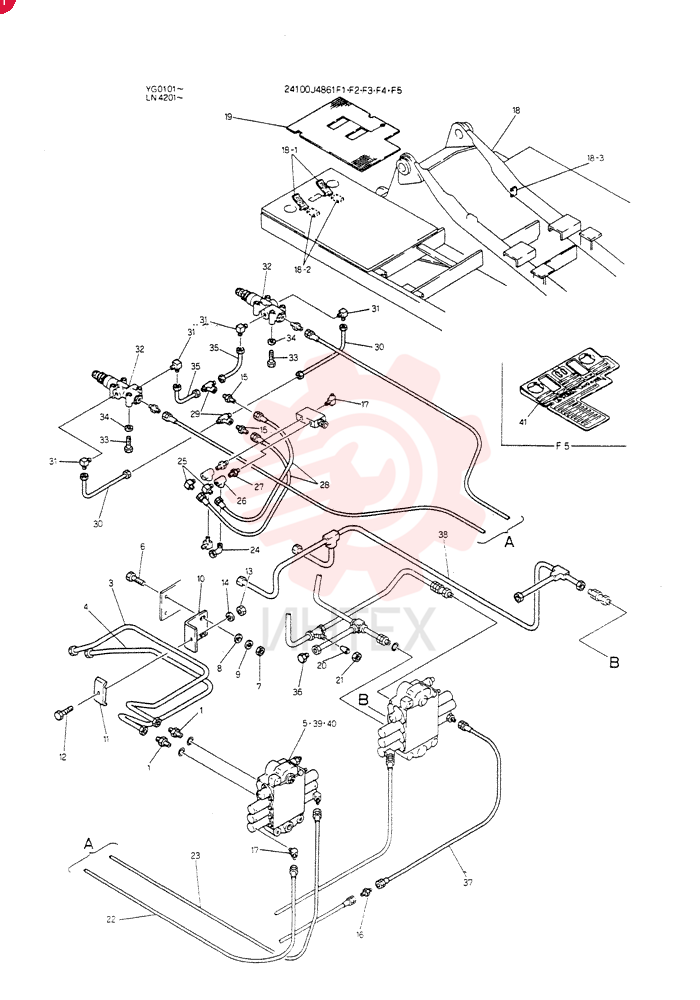 CONTROL ASSY, Serial Range: YG0101-YG0118 24100J861F1