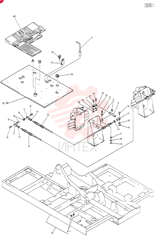 CONTROL ASSY, Serial Range: YG0227-YG0256 24100J5091F1 (1)