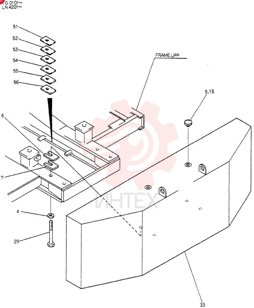 COUNTER-WEIGHT 24100N2132F18