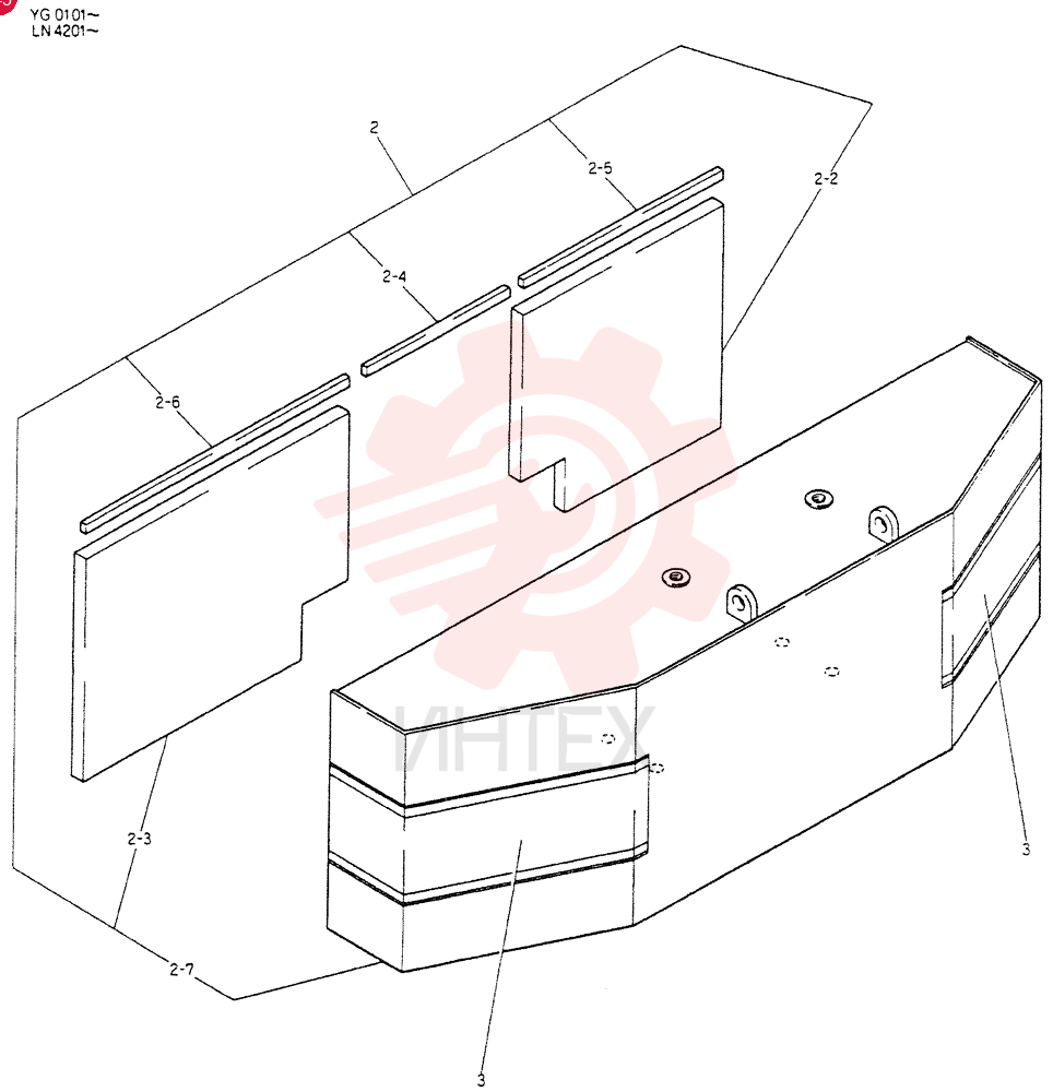 COUNTER-WEIGHT (GAIN) (FOR SILENCE) 24100T286F2