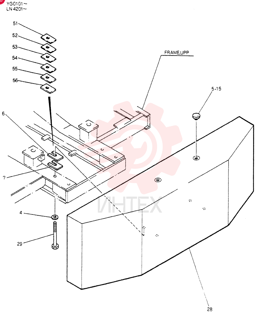 COUNTER-WEIGHT 24100N2132F15