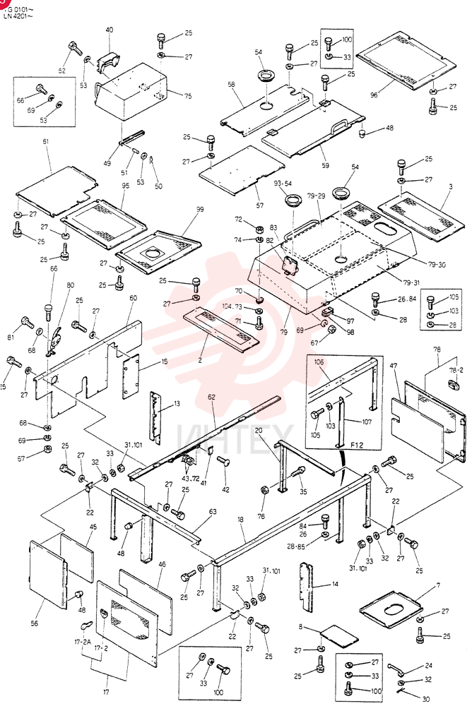 GUARD ASSY (FOR EXPORT), Start Serial: YG0101