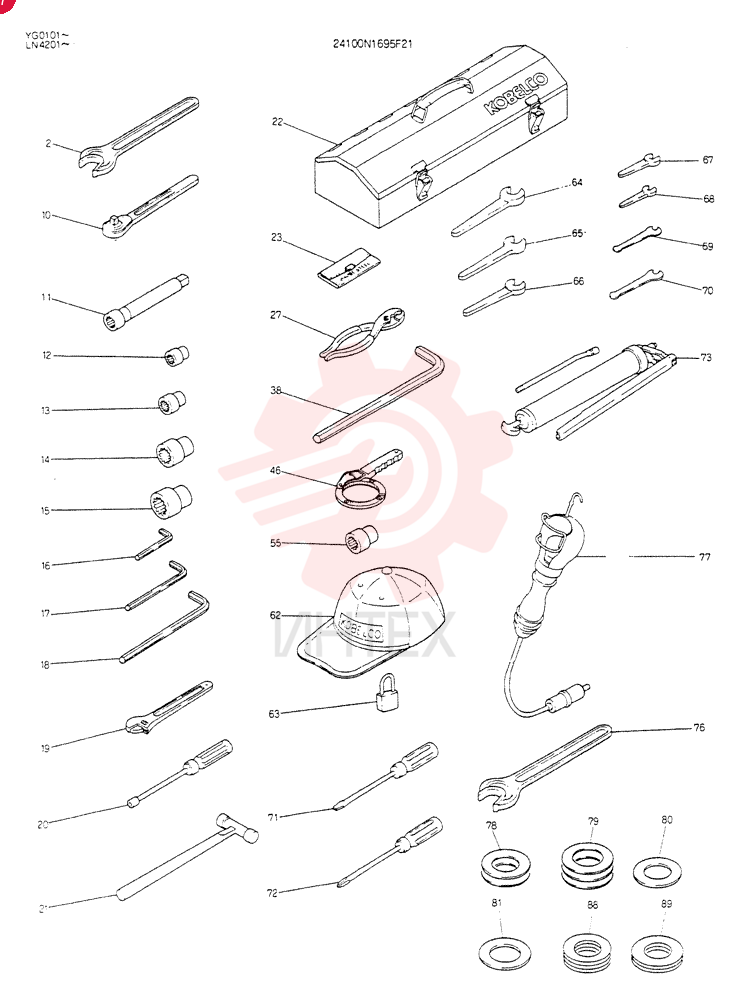 TOOL ASSY 24100N1695F21