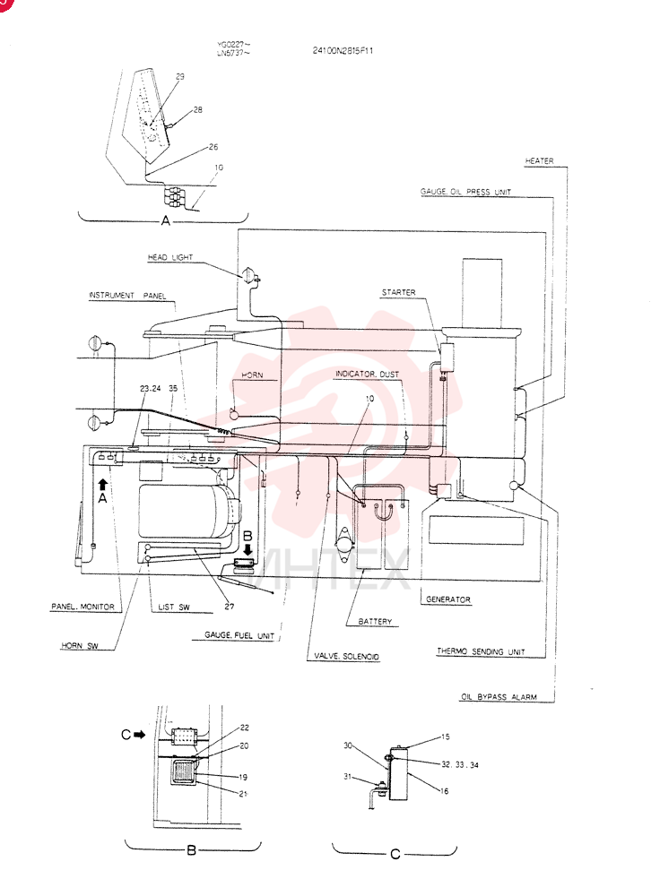 WIRE HARNESS 24100N2815F11