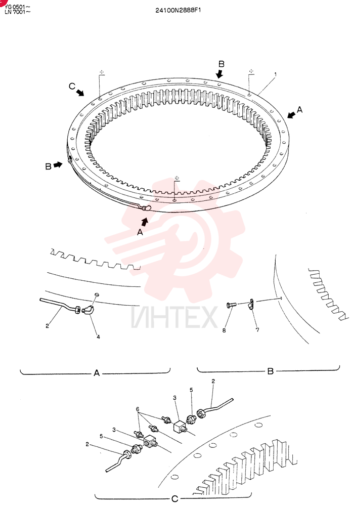 BEARING ASSY 24100N2888F1