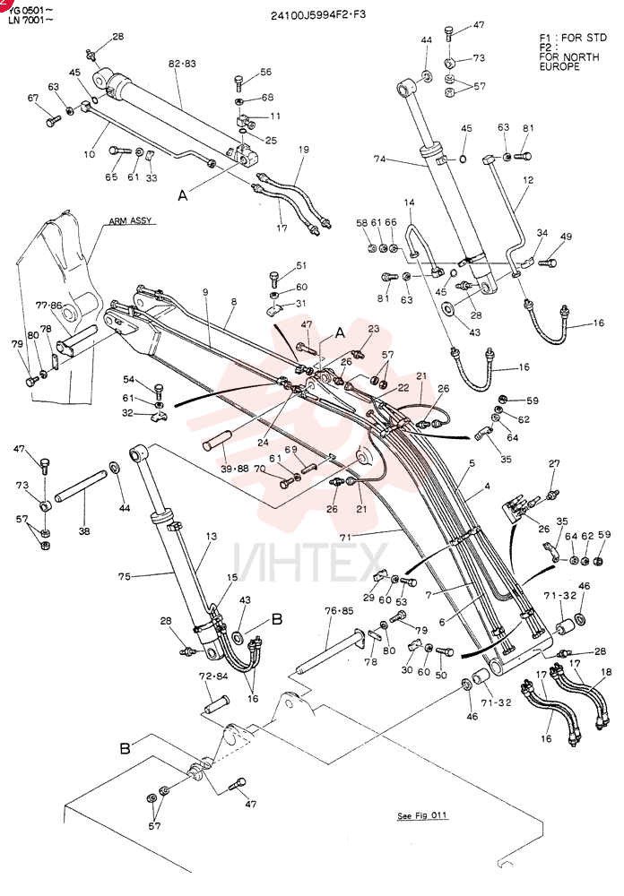 BOOM ASSY 24100J5994F3