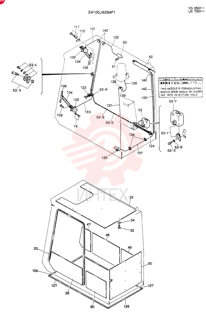 CAB ASSY 24100J6284F1