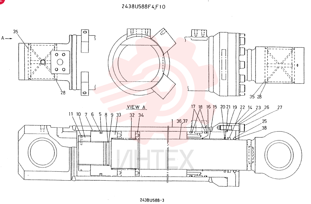 CYLINDER 2438U588F4