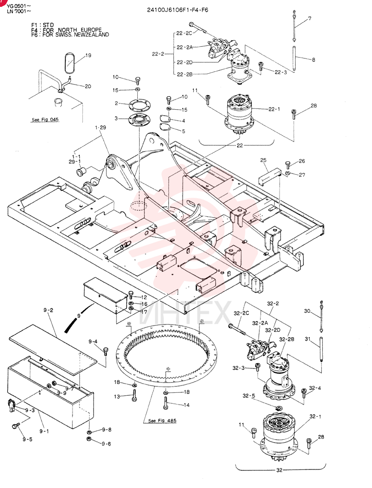 FRAME ASSY, UPP 24100J6106F1