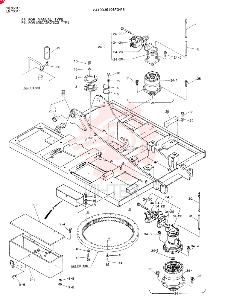 FRAME ASSY, UPP 24100J6106F5
