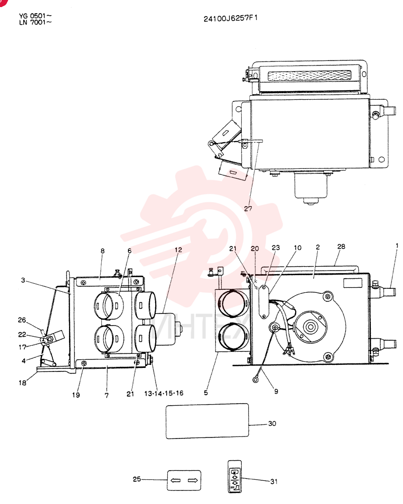 HEATER 24100J6257F1
