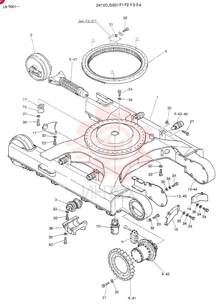 INSTAL, LOW, Serial Range: LN7001--LN7003