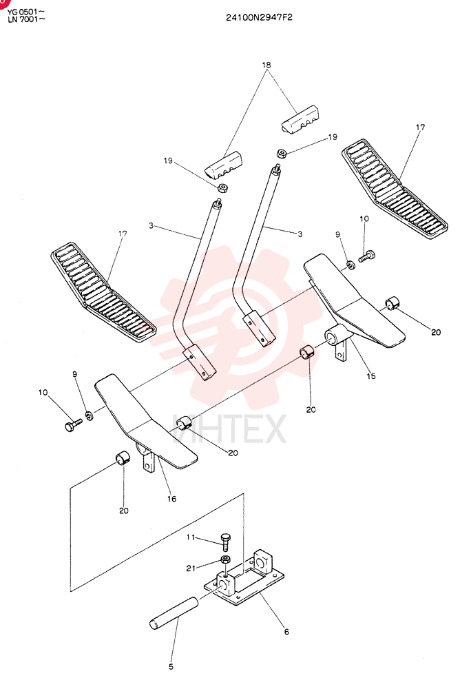 LEVER 24100N2947F2