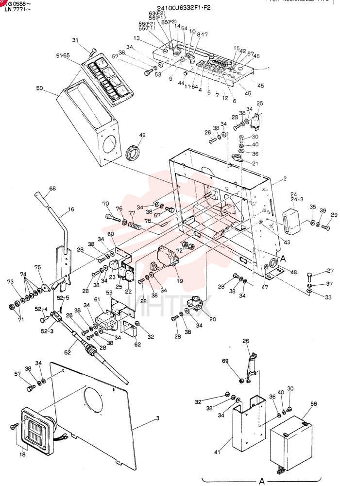 PANEL ASSY, INST 24100J6332F2
