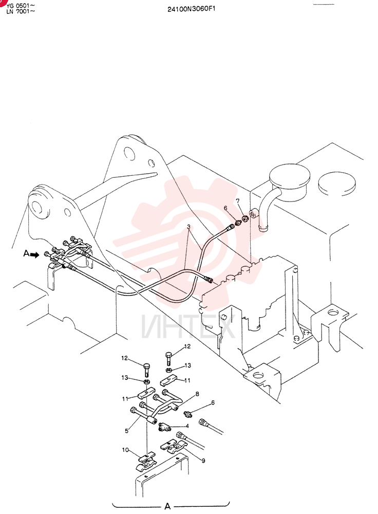 REWORK, HYDR LINES 24100N3060F1