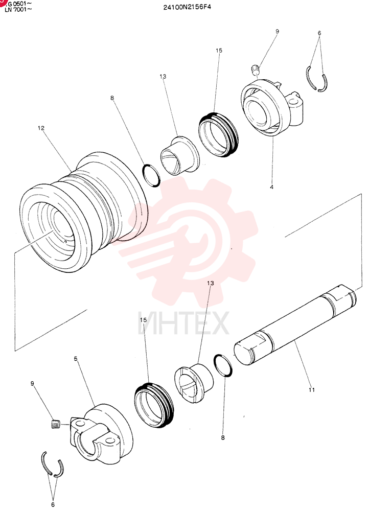 TRACK ROLLER 24100N2156F4