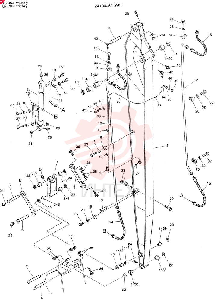ARM ASSY 24100J6210F1