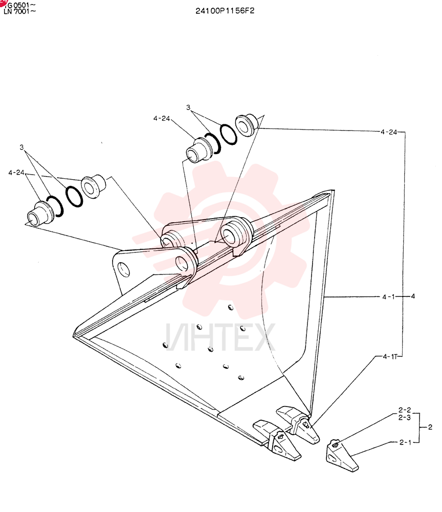 BUCKET ASSY 24100P1156F2