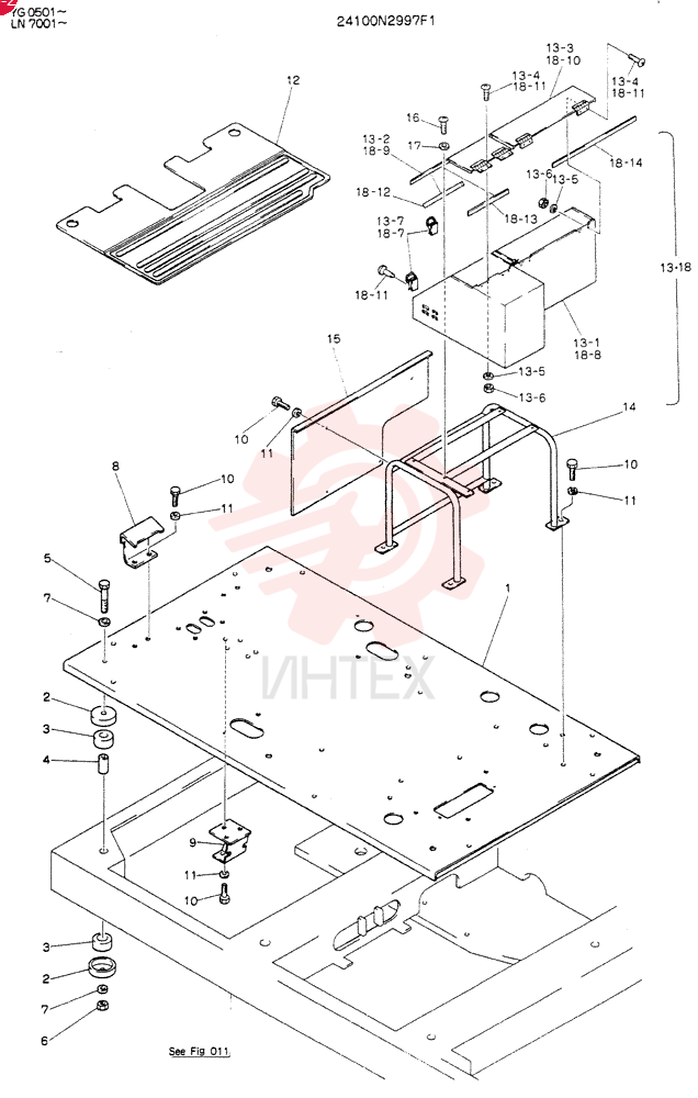 PLATE ASSY, FLOOR 24100N2997F1