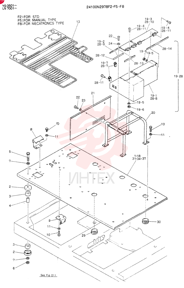 PLATE ASSY, FLOOR 24100N2978F2