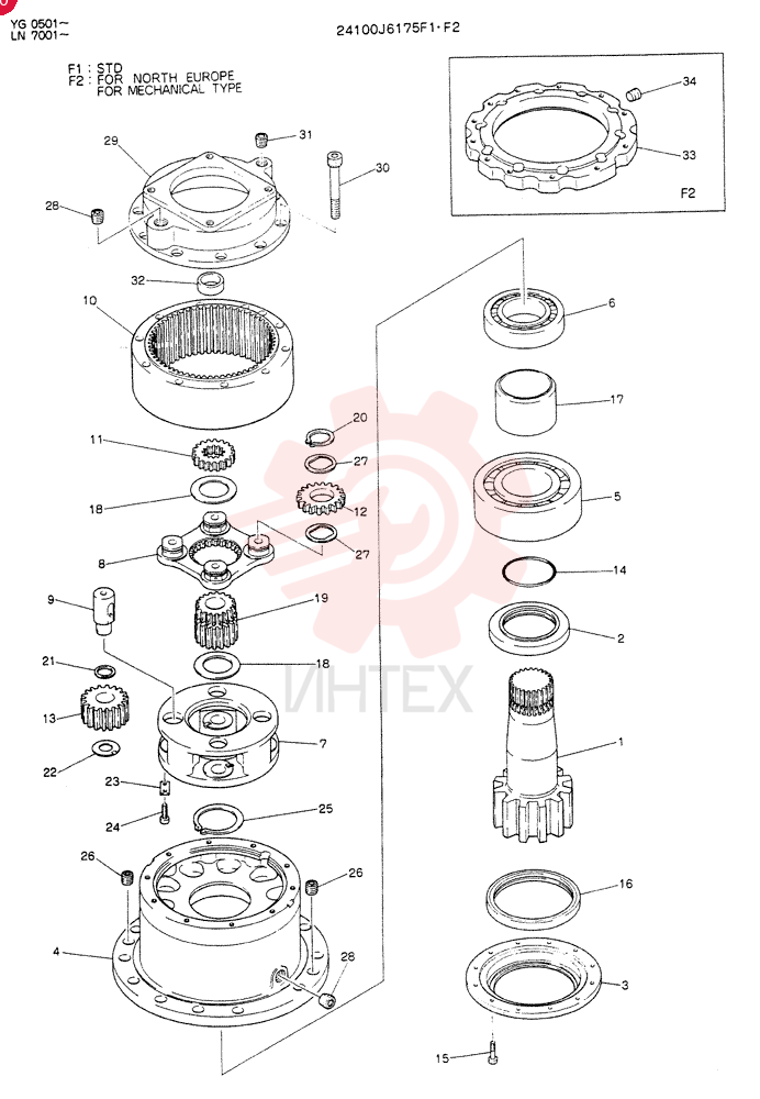 REDUCTION UNIT 24100J6175F2