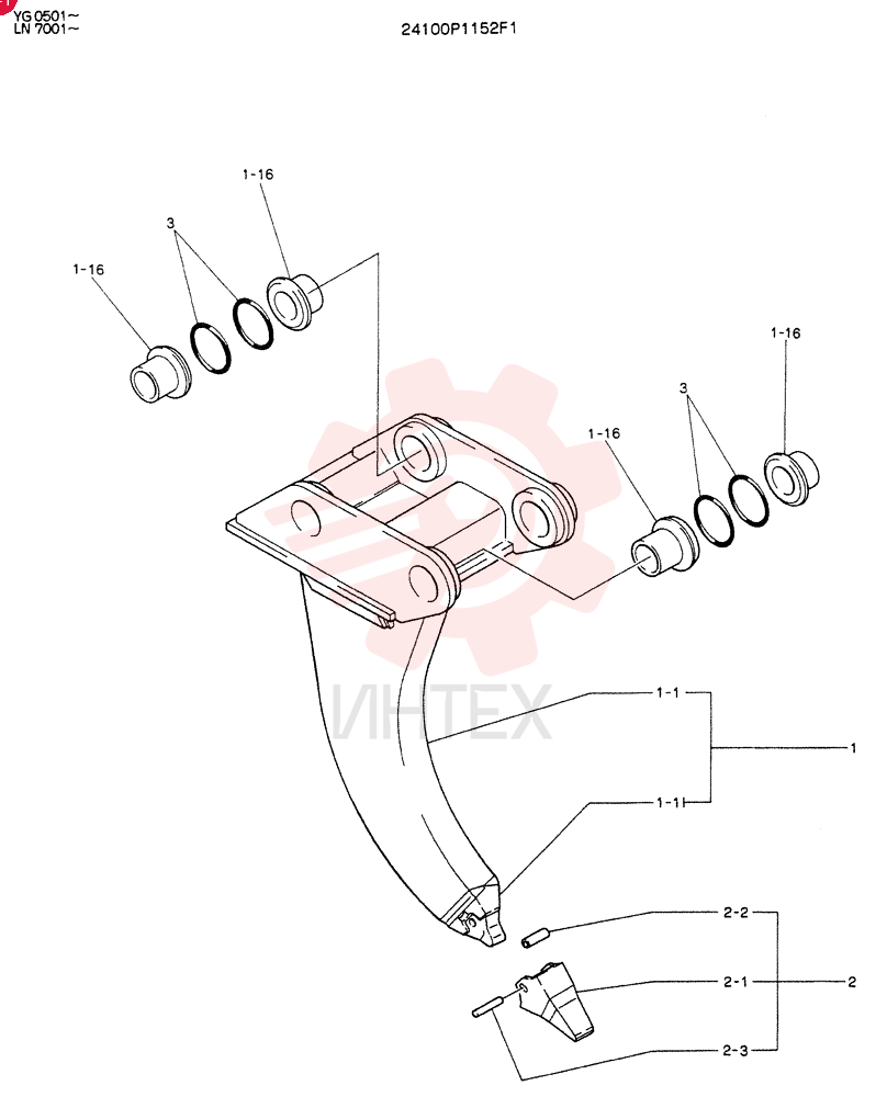 RIPPER ASSY 24100P1152P1